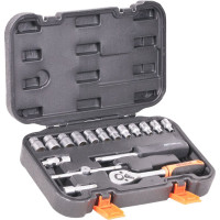 Набор торцевых головок АвтоDело 1/4" DR 17 предметов 39917 13700