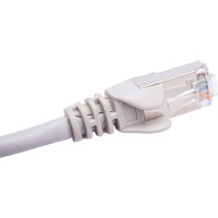 Патч-корд TWT RJ45-RJ45, 4 пары, FTP, категория 5е, 0.5 м, серый, 45-45-0.5/S-GY