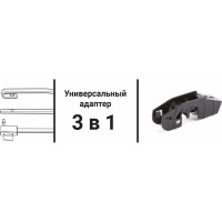 Щетка стеклоочистителя AUTOPROFI каркасная, размер 14, 350 мм STD-14