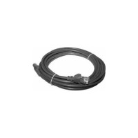 Патч-корд LANMASTER RJ45-RJ45, 4 пары, FTP, категория 5е, 0.5 м, черный, LSZH, LAN-PC45/S5E-0.5-BK