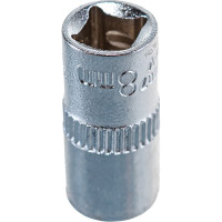 Головка торцовая YATO 1/4 CV короткая 8мм YT-1407, 37121407 228 1