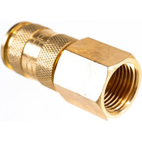 Быстроразъем пневматический с клапаном - внутренняя резьба 1/2 ROCKFORCE RF-BSE1-4SF(1754)