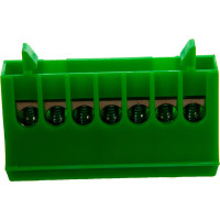 Шина TDM "N" нулевая, в изоляторе, на DIN-рейку, 6x9мм, 7 групп, SQ0801-0082