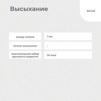 Водно-дисперсная краска для потолков Krafor Супербелая 3 кг 26947
