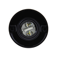 Наклонный карболитовый патрон EKF Е27 черный PROxima LHC-E27-wi-s