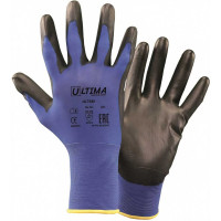 Нейлоновые перчатки повышенной чувствительности с полиуретановым покрытием ULTIMA ULT640/L