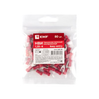 Вилочный изолированный наконечник EKF НВИ 1.5-4 50 шт PROxima nvi-1.25-4n