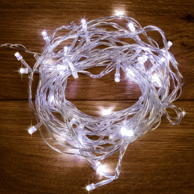 Neon-Night гирлянда нить 20 м, прозрачный пвх, 160 led, цвет белый 303-305