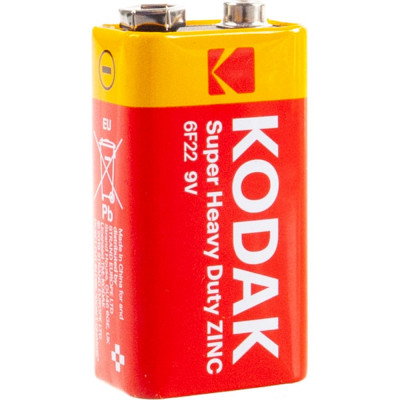 Солевая батарейка KODAK 6F221BL EXTRA HEAVY DUTY K9VHZ1B Б0005137