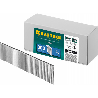 Гвозди для нейлера KRAFTOOL тип 300 (5000 шт.) 31785-45