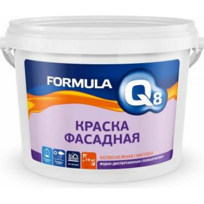 Фасадная водно-дисперсионная краска ПРЕСТИЖ FORMULA Q8 50108