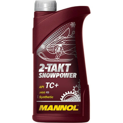 MANNOL Mасло 2-х такт. Snowpower 1л, синтетика,для снегоходов 1430