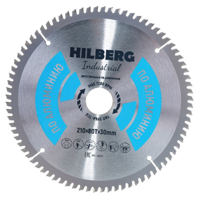 Пильный диск по алюминию Hilberg Hilberg Industrial HA210