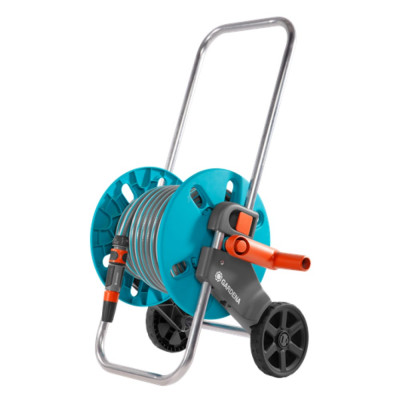 Gardena Тележка для шланга AquaRoll S с комплектом для полива 1x18202/0924, 1x18215, 1x18213, 1x18311 18502-50.000.00