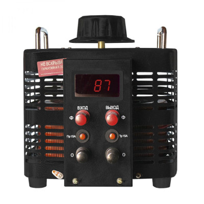 ЛАТР Энергия Black Series 1Ф TDGC2 5кВА 15А 0-300V цифр. Е0102-0104
