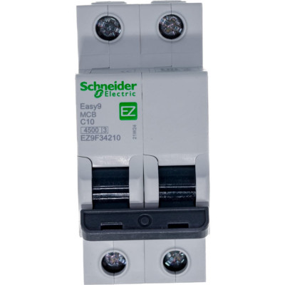 Модульный автомат Schneider Electric EASY 9 2п C 10А 4.5кА EZ9F34210