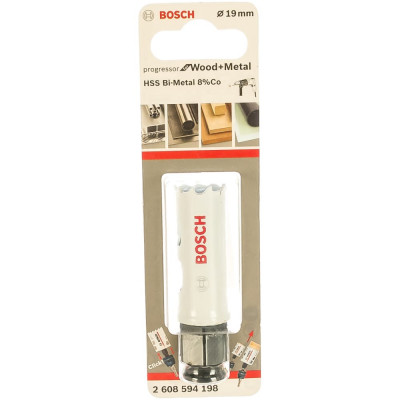 Биметаллическая коронка Bosch PROGRESSOR 2608594198