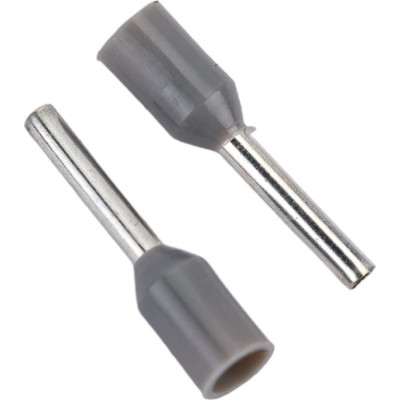 HAUPA Гильза конечная изолированная , 0,75/8 цвет серый упак. 100 шт. 270803