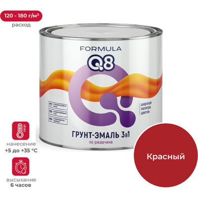 Грунт-эмаль по ржавчине ПРЕСТИЖ FORMULA Q8 52034