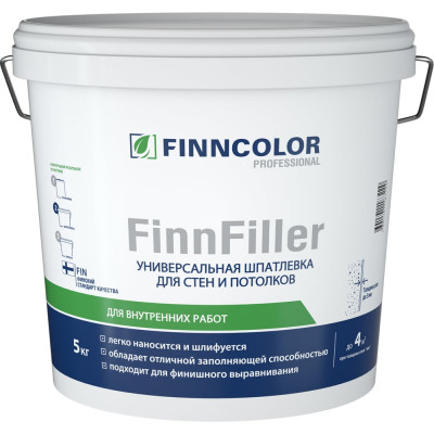 Tikkurila Шпатлевка Финишная Finnfiller 3 л 700008047