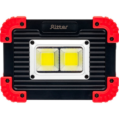 RITTER Прожектор светодиодный уличный 11Вт COB LED, 3*AA, 3000мАч, 1100Лм, IP65, 29131 2