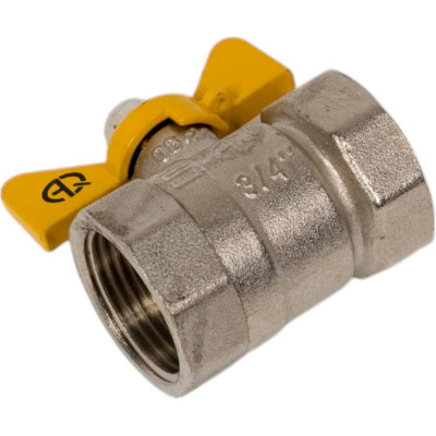 AQUALINK Кран шаровой для газа 3/4 вн-вн бабочка 7108