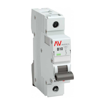 EKF Выключатель автоматический AV-10 1P 10A 10kA AVERES mcb10-1-10B-av
