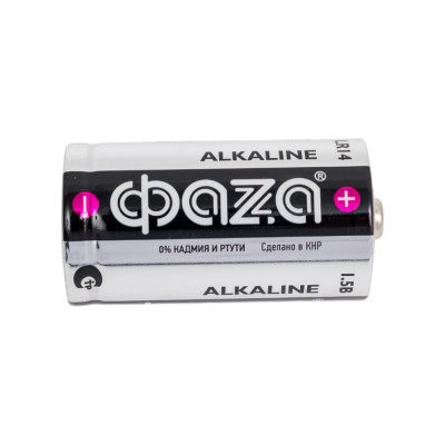 ФАZА Батарейка Элемент питания алкалиновый C/LR14 1.5В Alkaline Pack-4 (пленка 4шт) 5033160