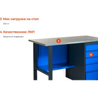 Gigant Верстак с драйвером 1390х685х850 ВД G-ВД-1.4