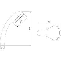 Milardo Смеситель для ванны, Helic, HELSB02M02