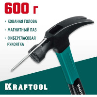 Столярный молоток-гвоздодёр KRAFTOOL Fiberglass 560 г 20265-56_z01