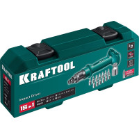 Отвертка KRAFTOOL ID-15 ударно-поворотная 15 предметов 25550-H10_z01