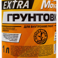 Грунтовка для внутренних работ Movatex EXTRA 1 л Т11875