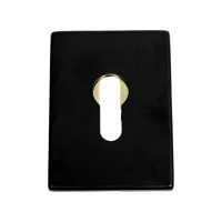 Декоративная накладка под цилиндр Fuaro ESC 486-C RL черный BL-24, 1 шт. 42759