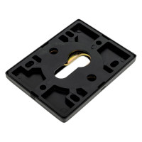 Декоративная накладка под цилиндр Fuaro ESC 486-C RL черный BL-24, 1 шт. 42759