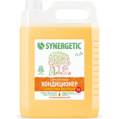 Кондиционер для белья Synergetic ЦИТРУСОВАЯ ФАНТАЗИЯ 5 л 4623722341273 110505