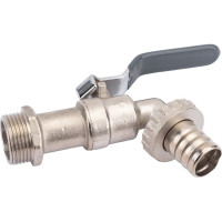 Кран шаровой AQUALINK водоразборный под шланг 3/4 W h ручка 3951 03951