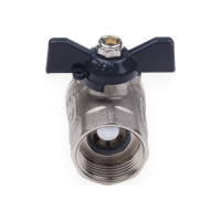 Шаровой кран AQUALINK вн-нар 1 B бабочка 01160