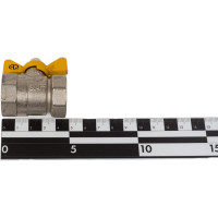 Шаровой кран для газа AQUALINK 3/4 вн-вн бабочка 7108