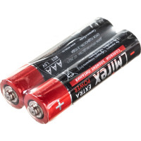 Батарея Mirex, солевая R03 / AAA 1,5V 2 шт shrink 23702-ER03-S2