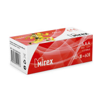 Батарея Mirex, солевая R03 / AAA 1,5V 2 шт shrink 23702-ER03-S2
