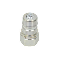 Соединение быстроразъемное серия А ISO 7241-A (3/8; ниппель; оцинкованная сталь) TITAN LOCK TL3AM