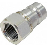 Соединение быстроразъемное серия А ISO 7241-A (3/8; ниппель; оцинкованная сталь) TITAN LOCK TL3AM