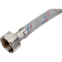 Подводка для воды AQUALINE нейлон/ПВХ стальнаягайка вн-вн 1/2 - 50 см 04862