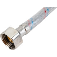 Подводка для воды AQUALINE нейлон/ПВХ стальнаягайка вн-вн 1/2 - 50 см 04862