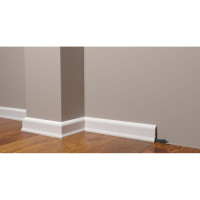 Напольный плинтус Decor-Dizayn ударопрочный влагостойкий под покраску 55Х16Х2000 мм DD18