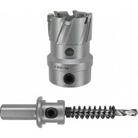 Коронка по металлу HM (40х28 мм; хвостовик 13 мм; комплект) D.BOR HS-HM-28-040-T