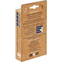 Хозяйственные латексные перчатки EcoLat 6 шт./уп., размер L 72326/L