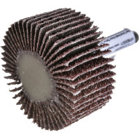 Круг шлифовальный лепестковый радиальный (40x20 мм; хвостовик 6 мм; P40) HOEGERT TECHNIK HT8D001