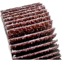 Круг шлифовальный лепестковый радиальный (40x20 мм; хвостовик 6 мм; P40) HOEGERT TECHNIK HT8D001